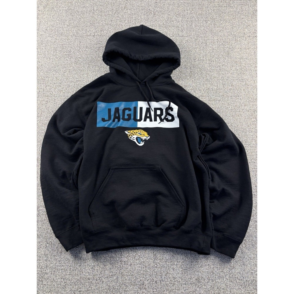 Jacksonville Jaguars Hoodie Mens Small Black NFL Football Team Apparel Pullover